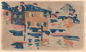 Color woodcut