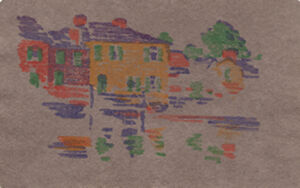 Color woodcut