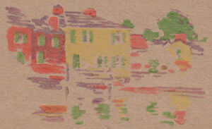 Color woodcut