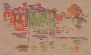 Color woodcut