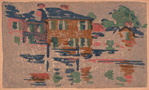 Color woodcut