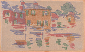 Color woodcut
