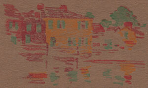 Color woodcut