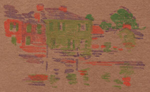 Color woodcut