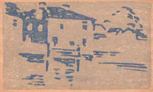Color woodcut