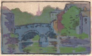 Color woodcut