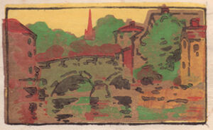 Color woodcut
