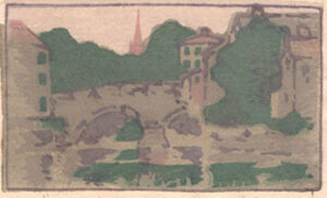 Color woodcut