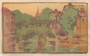 Color woodcut
