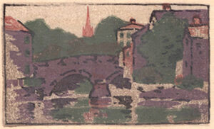 Color woodcut