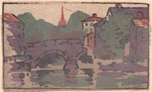 Color woodcut