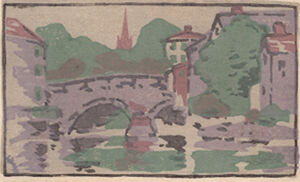 Color woodcut