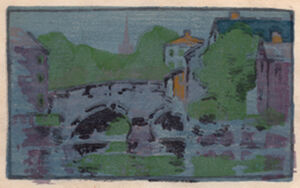 Color woodcut