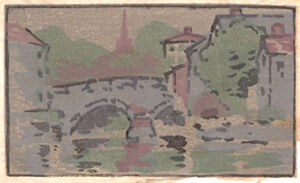 Color woodcut