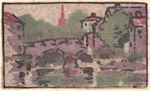 Color woodcut
