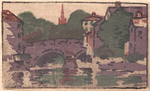 Color woodcut
