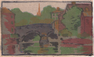 Color woodcut