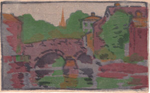 Color woodcut