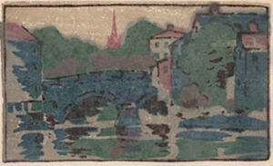 Color woodcut