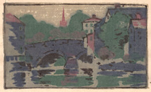 Color woodcut
