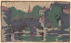 Color woodcut