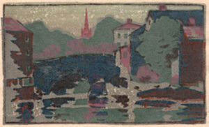 Color woodcut