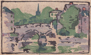 Color woodcut