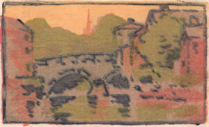 Color woodcut