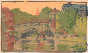 Color woodcut