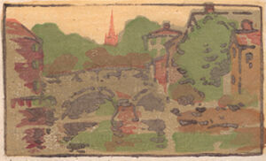 Color woodcut