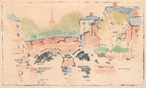 Color woodcut