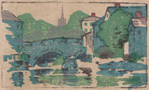 Color woodcut