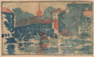 Color woodcut