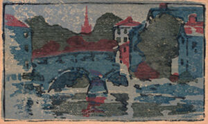 Color woodcut