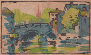 Color woodcut
