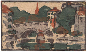Color woodcut
