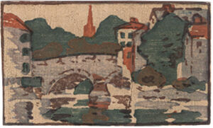 Color woodcut