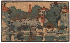 Color woodcut