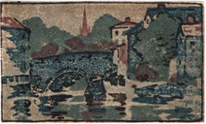 Color woodcut