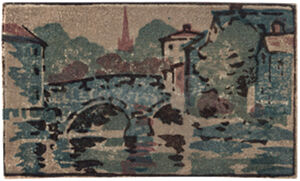 Color woodcut