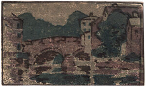 Color woodcut