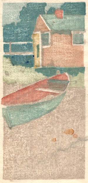 Color woodcut