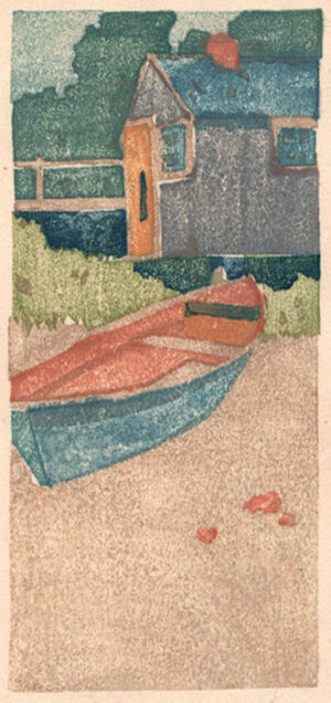 Color woodcut
