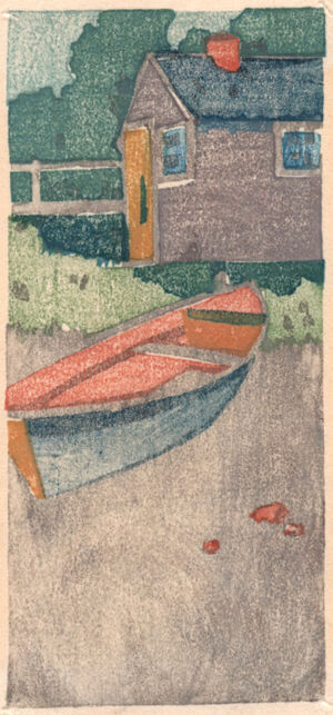 Color woodcut
