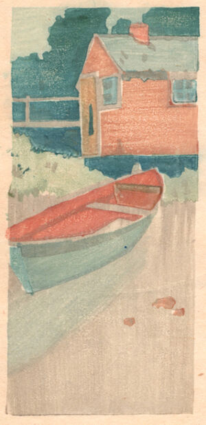 Color woodcut