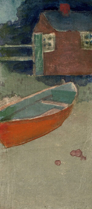 Color woodcut