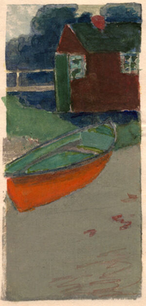 Color woodcut
