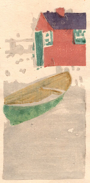 Color woodcut