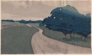 Color woodcut