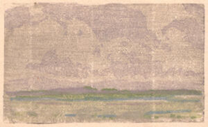 Color woodcut
